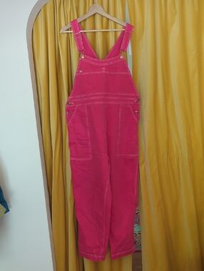 Big Bud Press Hot Pink Denim Overalls